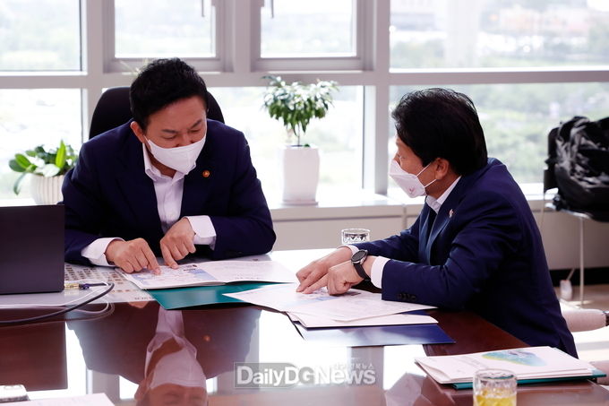 이병환 성주군수, 원희룡 국토교통부 장관과 면담