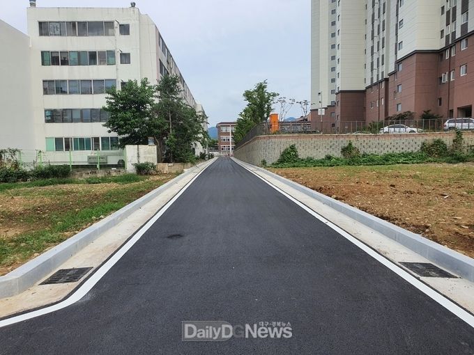 청도군, 31일 범곡2리 도시계획도로 개통