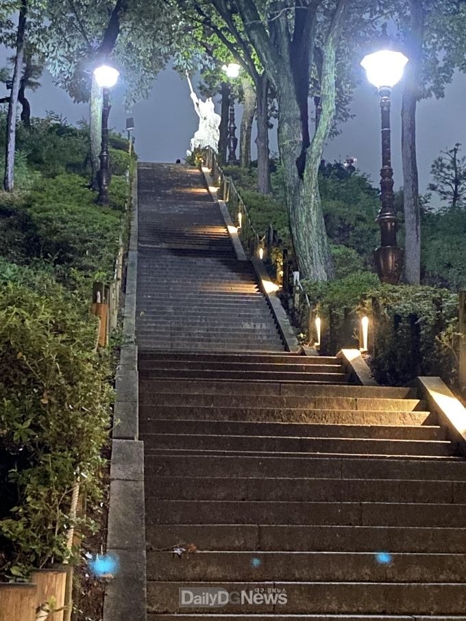 경주 황성공원 경관조명, 도심 활력소로 작용
