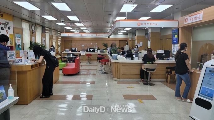 대구시청 동인동청사 야간민원실 내부 모습. (사진=대구시 제공)
