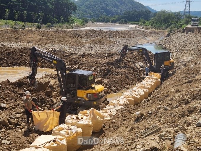 태풍피해 복구 이번 주말이 고비 응급 복구에 총력전