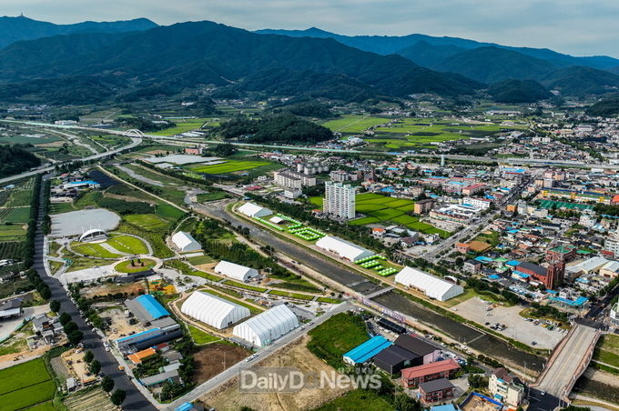  2022영주세계풍기인삼엑스포장 항공 사진