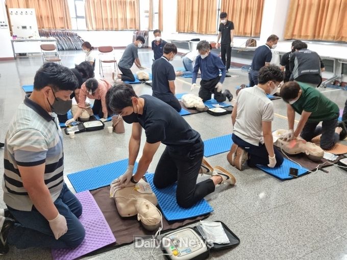 문경시보건소, 심폐소생술 및 응급처치교육 실시