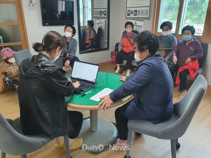 영양군보건소, 노인결핵 무료 이동검진 실시