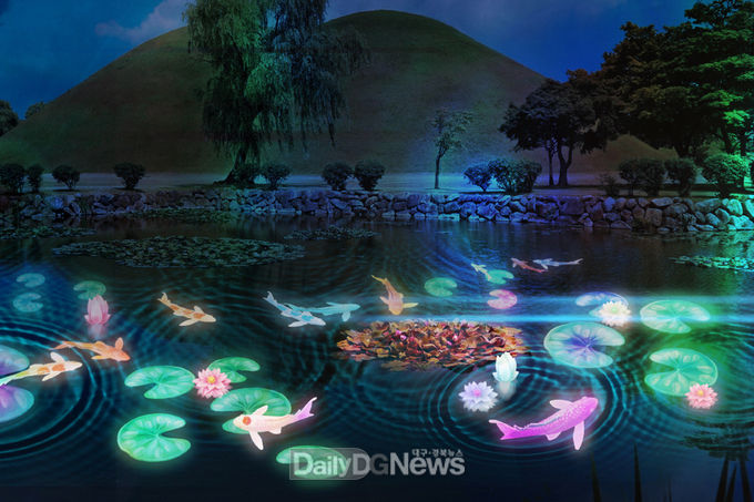 문화재청 2023년 세계유산 미디어아트 공모 선정(황남대총 미디어아트)