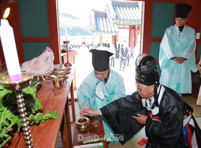 2022년 영산서원 향사 봉행