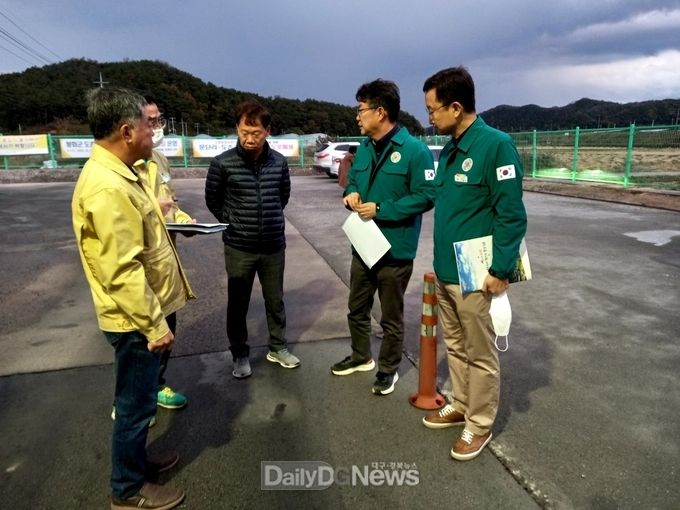 홍석표 봉화부군수, 가축방역 현장 점검