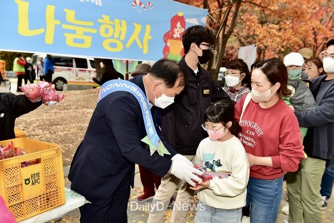 문경사과축제 마지막날 현장 사진