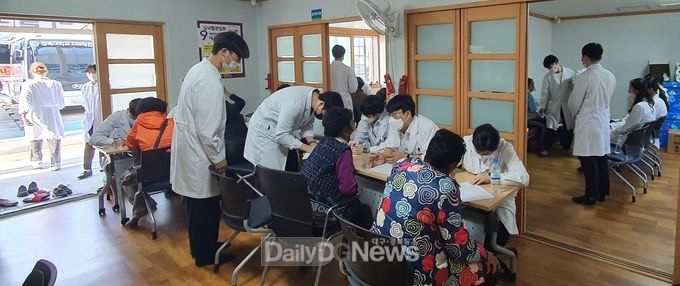 경북대학교 치과대학, 고령군에서 치과진료 봉사활동 전개