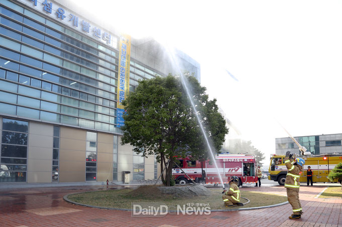 대구 서구청 2019년 재난대응 안전한국훈련 모습. (사진=서구청 제공)