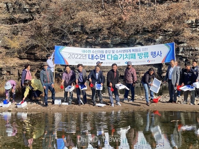 경상북도 수산자원연구원 민물고기연구센터, 다슬기 9만패 영양군 방류