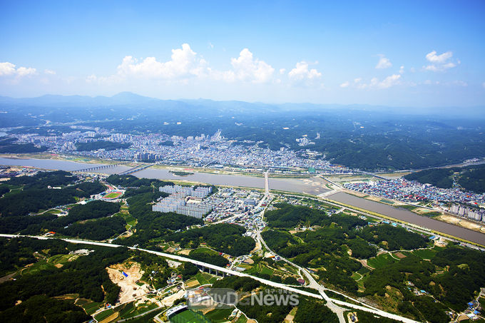 안동시내 전경