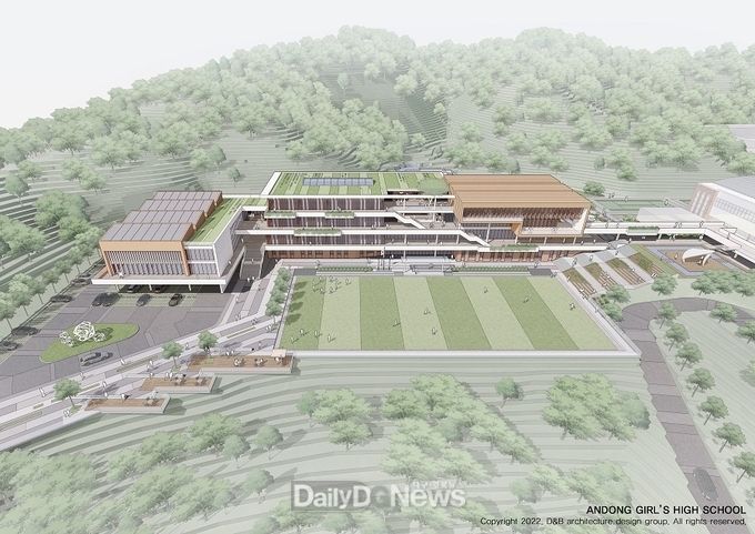 .경북교육청, 안동여고・포항여고 학교단위 공간혁신사업 본격 시동(안동여고 공간혁신사업 조감도 사진