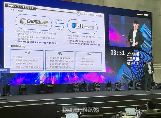 금오공대 본선 1차 발표 모습