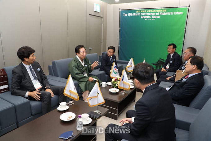 안동시, 경주시 비롯한 7개 국내도시 시장단 간담회 개최
