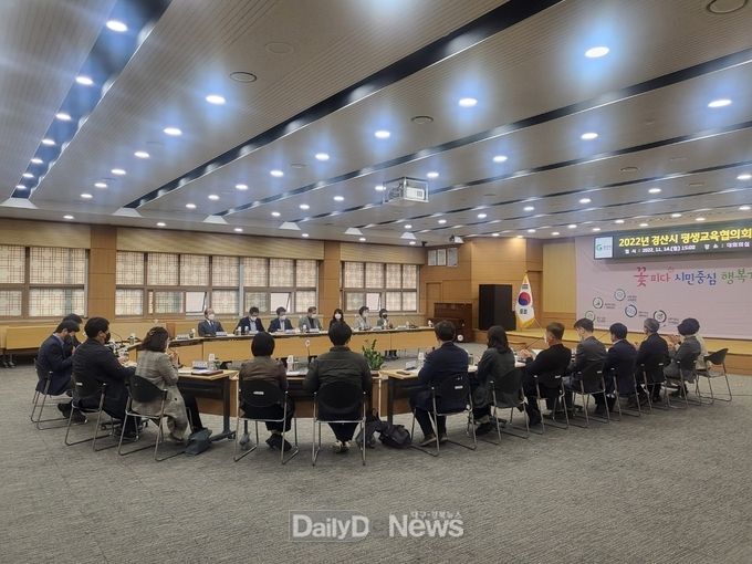 경산시, 2022년 평생교육협의회 회의 개최