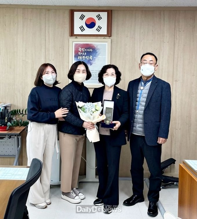 영천시보건소 대한적십자사 표창패 수상
