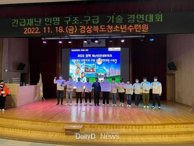 청도군, 긴급재난 구조구급 기술경연대회 최우수상 수상