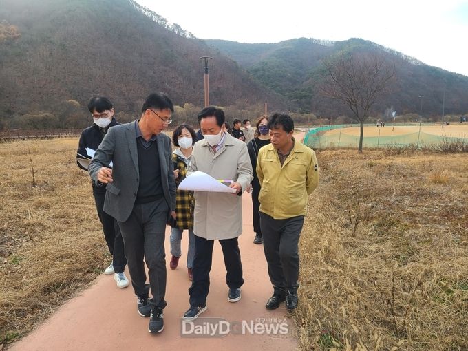 권기창 안동시장, ‘임하 금소생태공원, 옥야동 늘솔길’에서 현안 논의