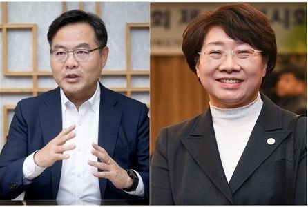 사진 왼쪽부터 김학홍_행정부지사, 이달희 경제부지사