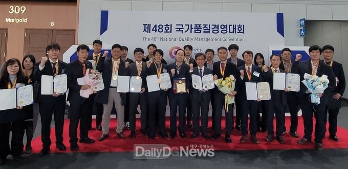 한수원, 품질경쟁력우수기업 선정