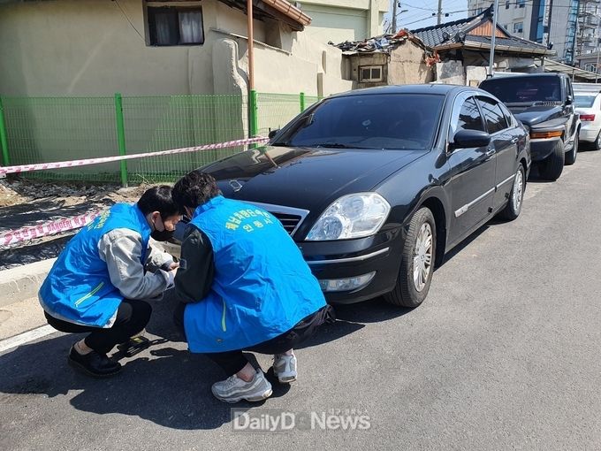 안동시, 체납 자동차세 번호판 영치