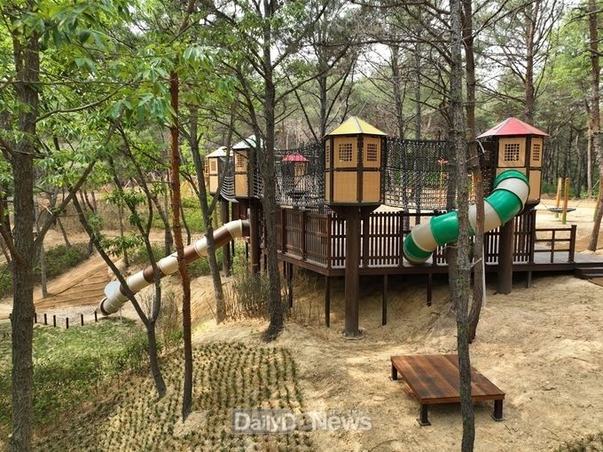 예천군 범우리공원 숲속 놀이터, 행안부 우수 어린이놀이시설로 선정!
