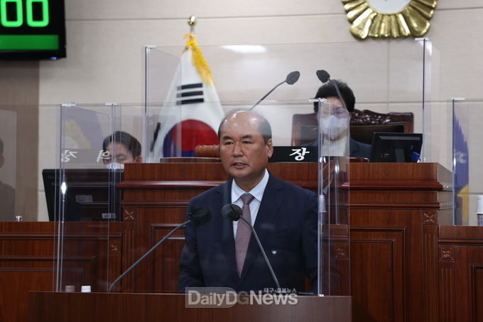 강영석 상주시장, 시정 연설 통한 중흥하는 미래상주 건설 발표
