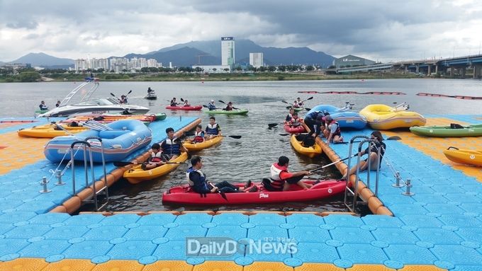 낙동강수상레포츠체험센터 개장 및 무료체험교실 운영