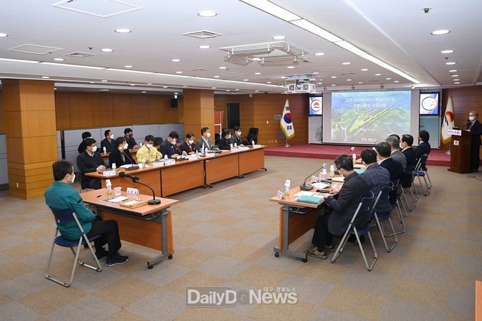 자동차서비스 복합단지 및 주행시험장 조성 사업 조사 설계 용역 보고회 개최