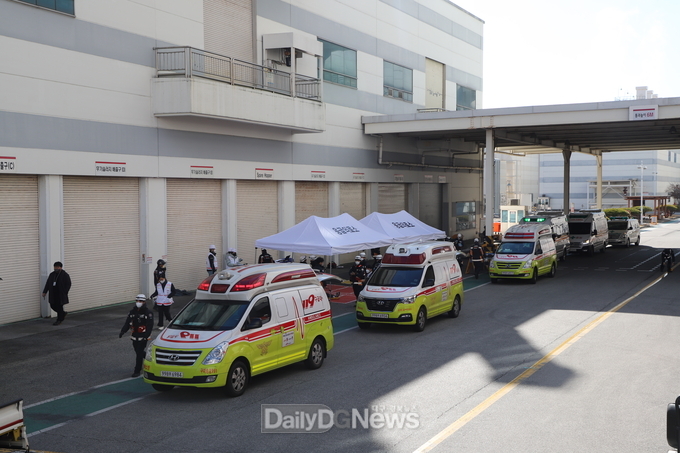 구미소방서, 다수사상자 대응‘2022년 재난현장 구급대응훈련’실시