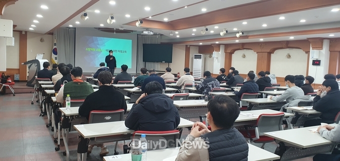 경북소방, 경도교통문화연수원에서 도내 소방차량 운전자 50명 대상 교육 진행
