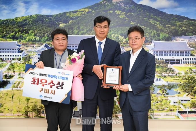 구미시, 시군 가축방역평가 지난해 우수에 이어, 올해 최우수상 수상