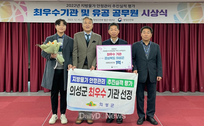 의성군, 지방물가 안정관리 최우수기관 선정