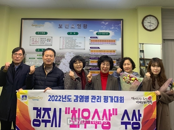경주시 보건소, 경북도 주관 2022년 감염병관리 평가대회 최우수상 수상