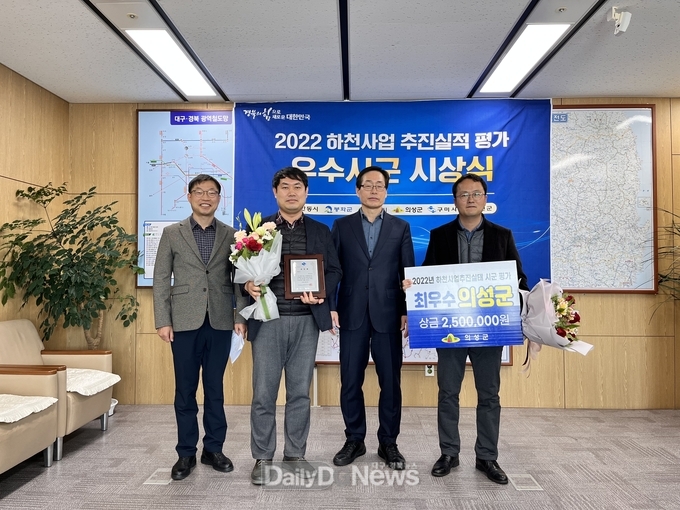 하천사업‧환경관리 실태평가 최우수