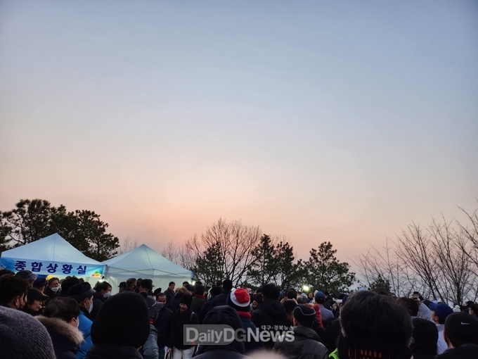 대구 달서구. ‘2023 와룡산 해맞이’ 행사 모습. (사진=달서구 제공)