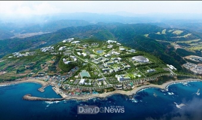 경주 동해안에 들어설 혁신 원자력 연구단지 조감도
