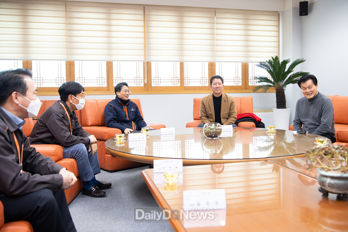 김장호 구미시장, 방산기업‘한화시스템’ 방문