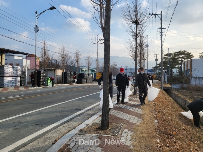 청도군 금천면, 설맞이 환경 정비 실시