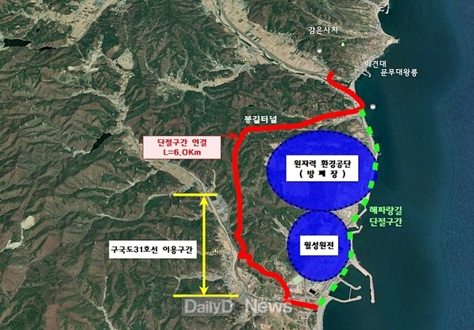해파랑길 경주 전 구간, 오는 6월 개통_해파랑길 경주간 완공 앞둬