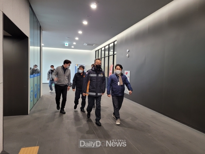구미소방서, 설명절 대비 1급 소방대상물 화재예방 현장지도방문