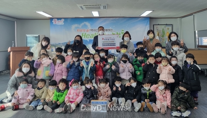 예소담어린이집 원아들, 나눔으로 훈훈한 분위기 자아내