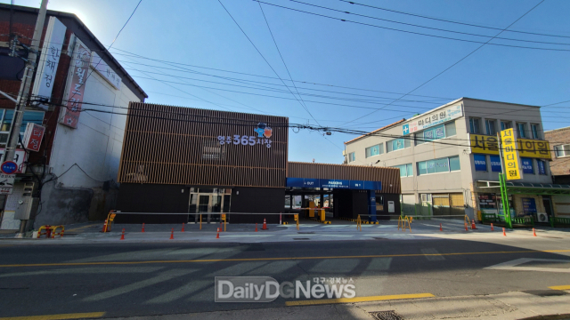 영주시 365전통시장 공영주차장 전경