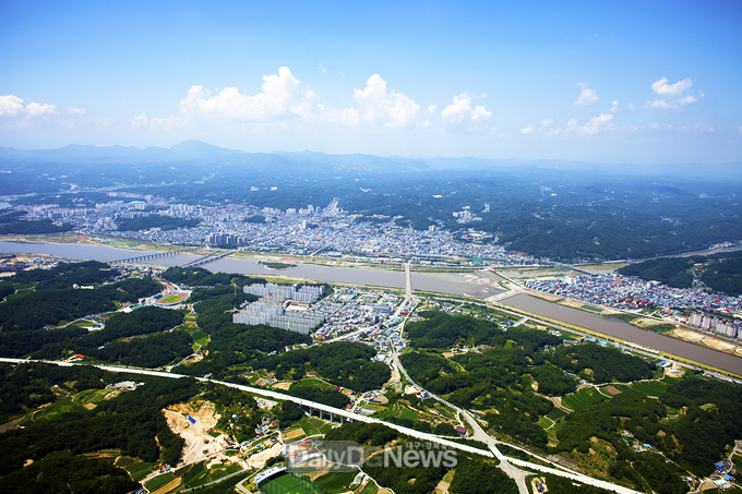 안동시내 전경