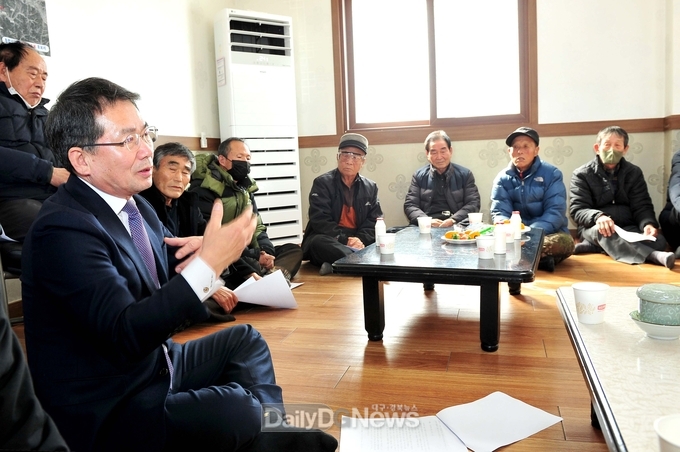김진열 군위군수, 마을별 순회 방문 실시
