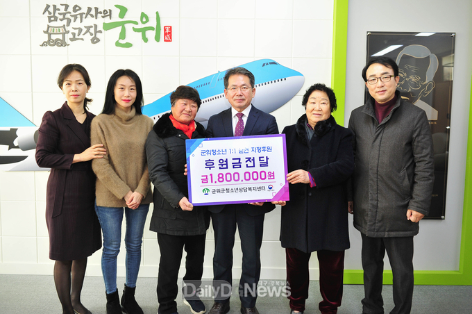 군위 청소년상담복지센터, 1:1 결연 지정후원