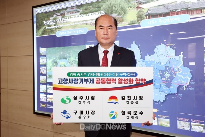 상주시, 김천․구미․칠곡과 ‘고향사랑 기부제’공동협력 협약 체결