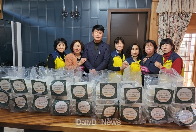 안계면여성자원봉사대, 정월대보름 맞이 나눔보따리 전달