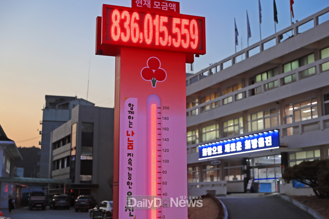 '울진 기부문화 정착'희망2023 나눔캠페인 성금모금 역대 최대